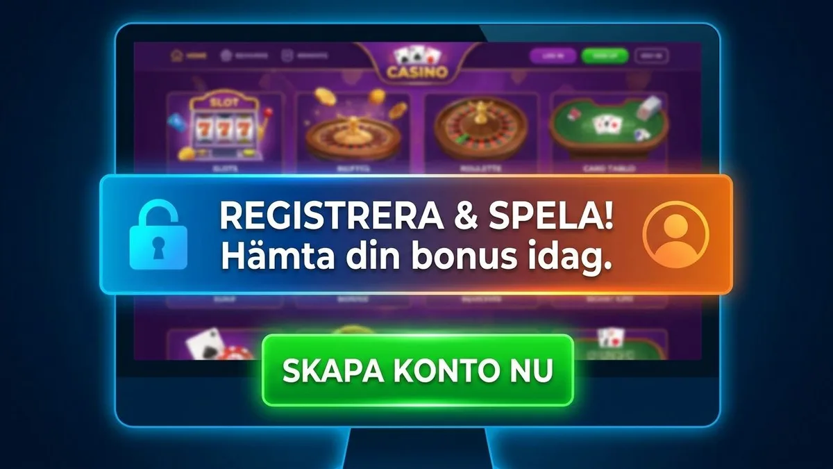 Registrera dig med bonus